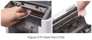 MUNBYN IMC08 Banknote Counter -Clean the 2 CISs
