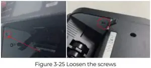 MUNBYN IMC08 Banknote Counter -Loosen the screws