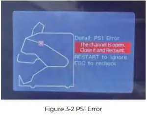 MUNBYN IMC08 Banknote Counter - PS1 Error