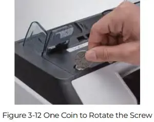 MUNBYN IMC08 Banknote Counter -Rotate the Screw