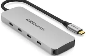 EZQuest X40027 USB-C Gen 2 Hub Adapter 7-Port