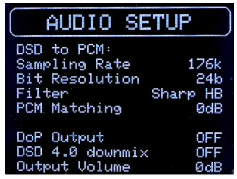 audiopraise VanityPro Multi Channel HDMI Digital Audio Extractor with Built In Advanced Signal Processing - Audio Setup