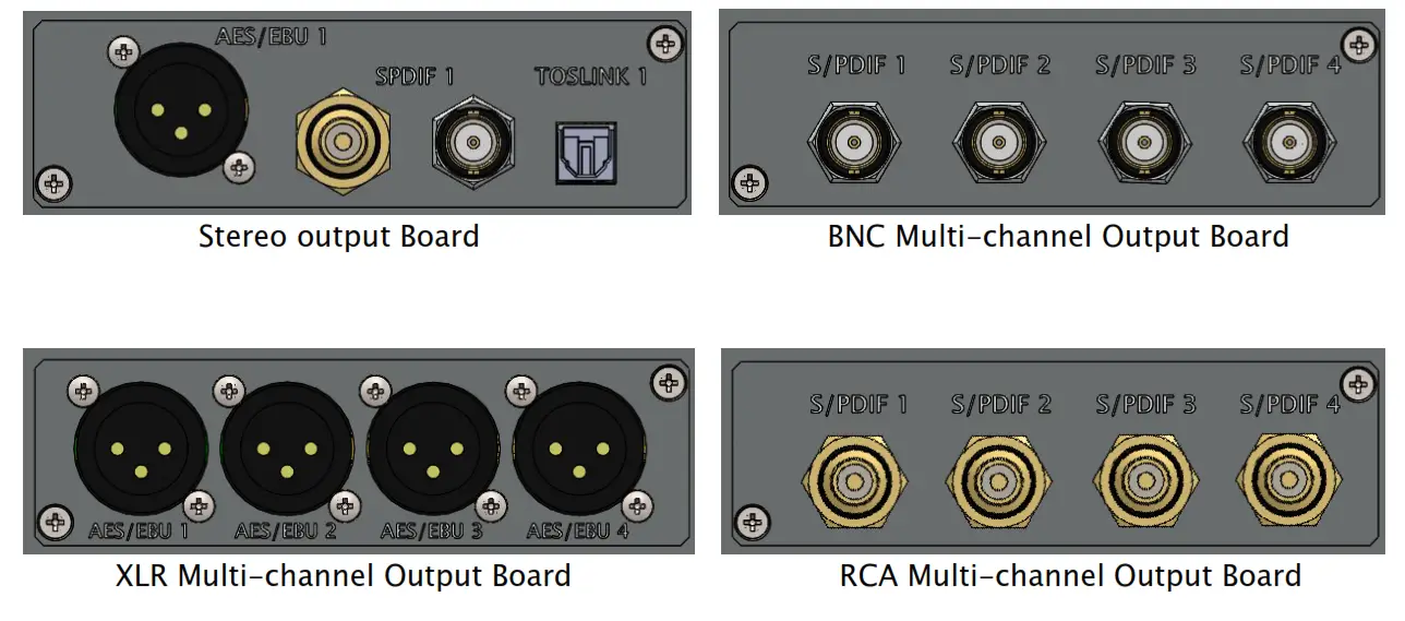 audiopraise VanityPro Multi Channel HDMI Digital Audio Extractor with Built In Advanced Signal Processing - Output Boards