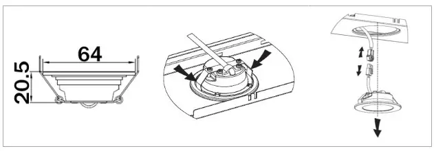 BOMANN DU 771.1 G Household Cooker Hood- amp