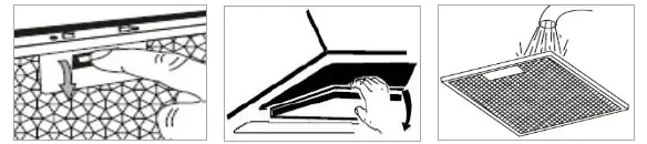 BOMANN DU 771.1 G Household Cooker Hood- grease filter