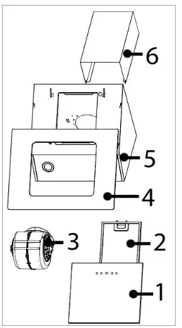 BOMANN DU 771.1 G Household Cooker Hood- overview