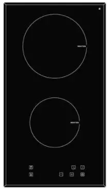 EUROTECH ED-IC302 30cm 2 Zone Induction Cooktop Hub