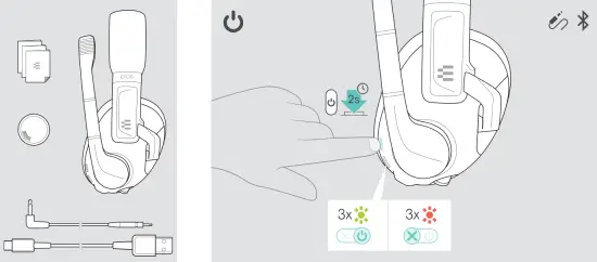 EPOS SCBT25 Gaming Headset - fig1