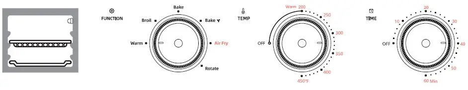 HAUSWIRT K5M Air Fryer Oven-17