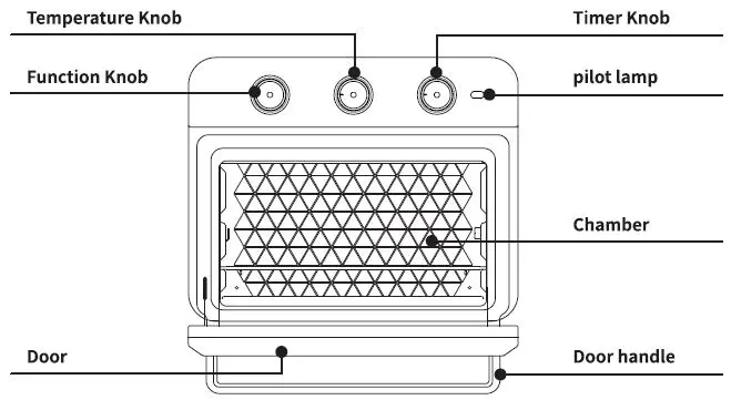 HAUSWIRT K5M Air Fryer Oven-2