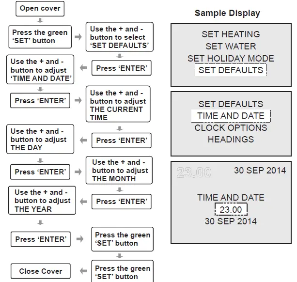Adjusting Time and Date