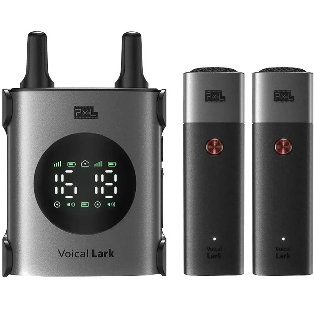 PIXEL Voical Lark 2-Person Wireless Microphone System