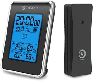 DIGOO IN/OUT Weather Station Clock Instruction Manual