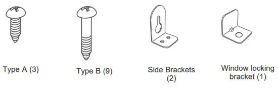 GE APPLIANCES AHEE06AC Room Air Conditioner - PARTS INCLUDED 2