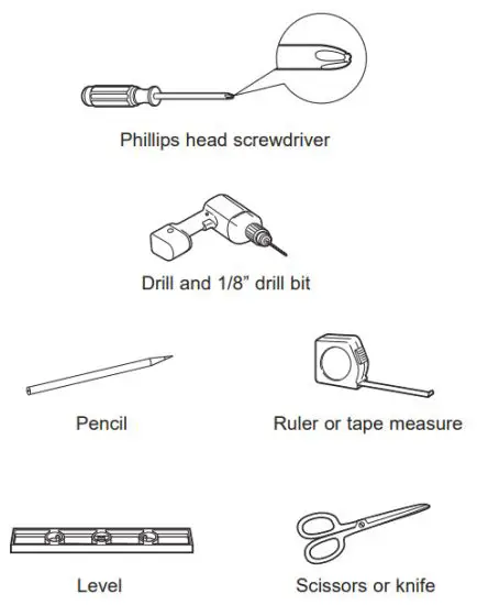 GE APPLIANCES AHEE06AC Room Air Conditioner - TOOLS