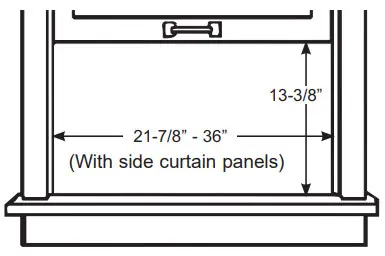 GE APPLIANCES AHEE06AC Room Air Conditioner - WINDOW REQUIREMENTS