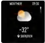 Shenzhen Nkl Technology FE1 Smart Bracelet - Weather