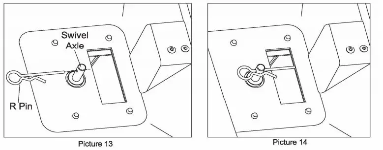 ytilnternational 125LB Tow-Behind Spreader - Assembly Instructions 7