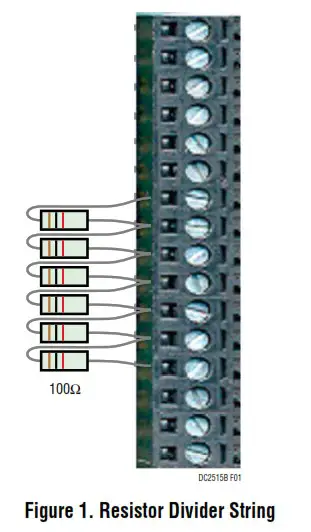 ANALOG DEVICES LTC6810 1 6 Channel Battery Stack Monitor DC2515B - Resistor Connection