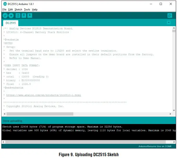ANALOG DEVICES LTC6810 1 6 Channel Battery Stack Monitor DC2515B - SOFTWARE SETUP 4