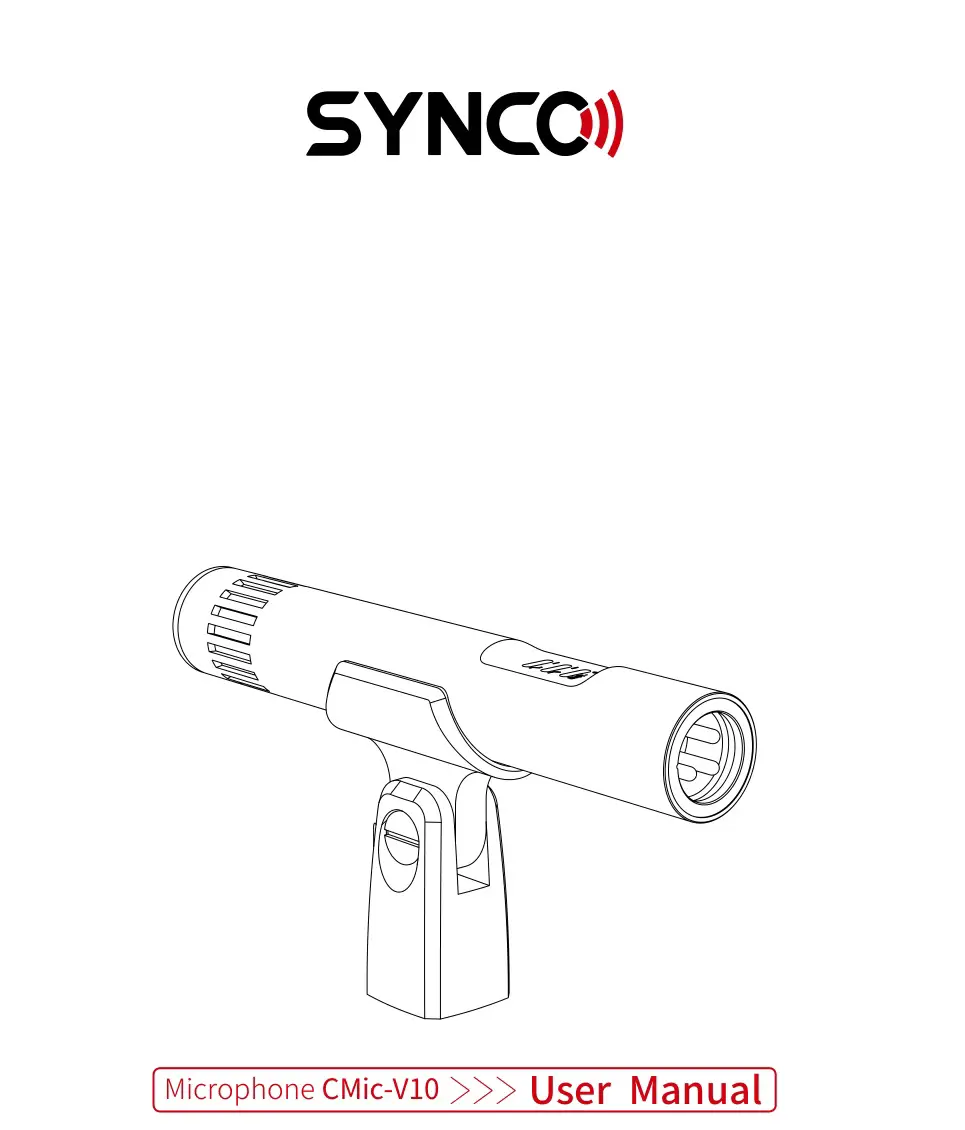 SYNCO CMIC-V10 Small-Diaphragm Condenser Microphone User Manual