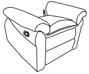 COSTWAY HV10010 Recliner Chair - PART LIST 1