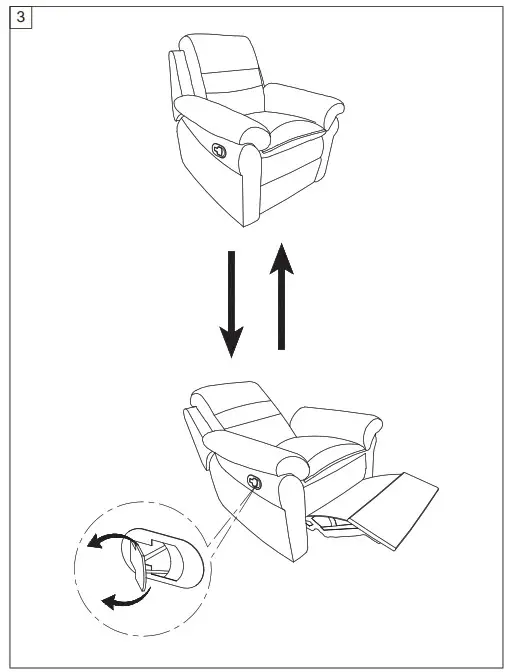 COSTWAY HV10010 Recliner Chair - PART LIST 6