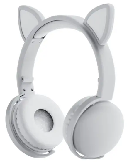 BASS JAXX HP 0334 Cat LED Wireless Headphones