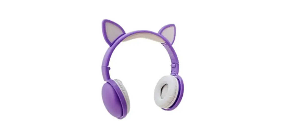 Bass Jaxx Hp-0334 Cat Led Wireless Headphones Instruction Manual