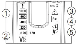 ELMA 2700X Current Voltage Tester - LED Display information
