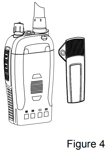 Install/remove the belt clip