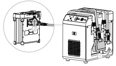 dji 4-Channel Intelligent Battery Charger - Using the Battery Charger 2