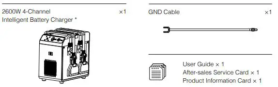 dji 4-Channel Intelligent Battery Charger - in the Box