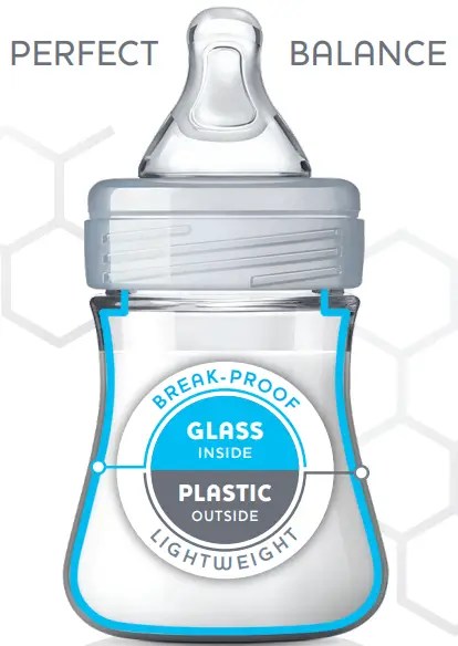 Chicco Duo 5oz. Hybrid Baby Bottle-fig1