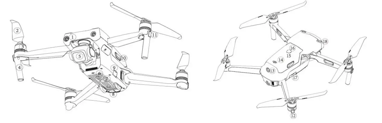 dji B08YR48SZ1 Air 2S Drone Quadcopter FIG 1