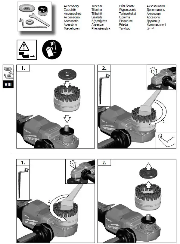 milwaukee FHSAG125XPDB M18 Fuel High Performance 125 mm Braking Grinder-15