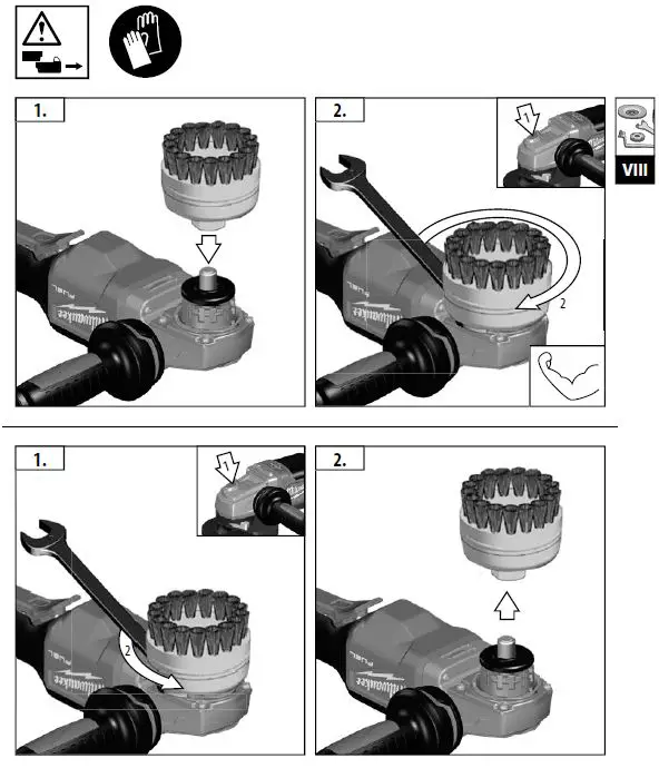 milwaukee FHSAG125XPDB M18 Fuel High Performance 125 mm Braking Grinder-16