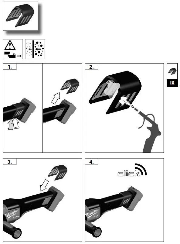 milwaukee FHSAG125XPDB M18 Fuel High Performance 125 mm Braking Grinder-18
