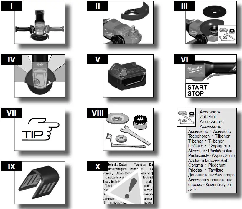 milwaukee FHSAG125XPDB M18 Fuel High Performance 125 mm Braking Grinder-3