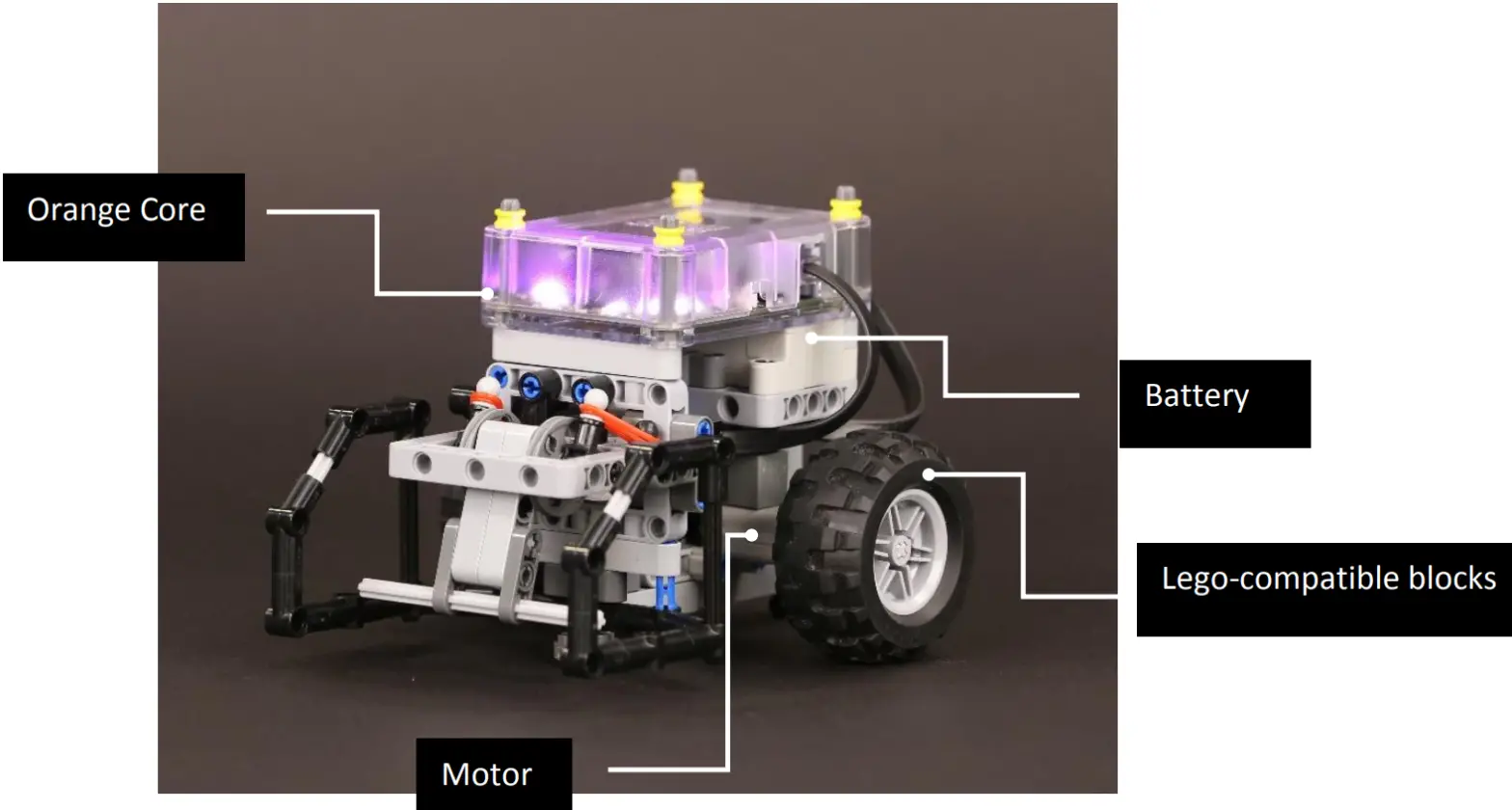 Tart Robotics Orange Tart Educational Soccer Robot - fig1