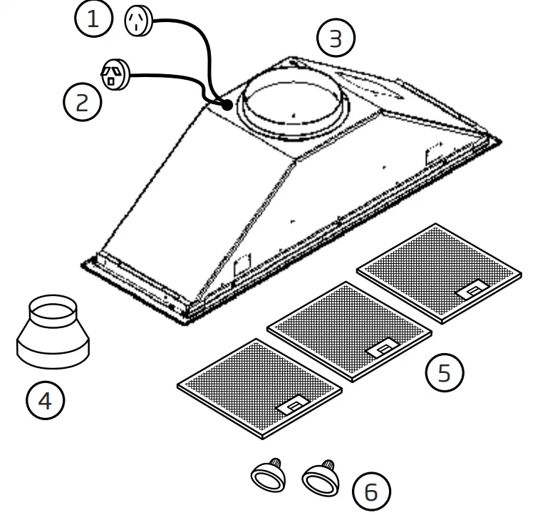 schweigen UM1170 9S 900mm Silent Undermount Rangehood - Rangehood