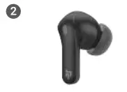 CROSSBEATS EPIC Touch Enabled Earbuds with ANC Mode - music