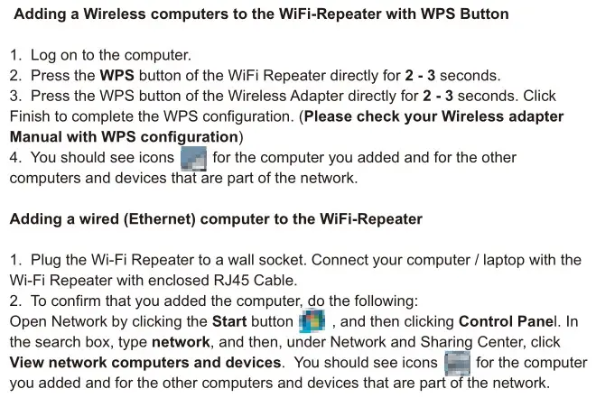 FLOBROS KARPRWL11NA WiFi Repeater - Adding a Wireless computers to the WiFi-Repeater 2