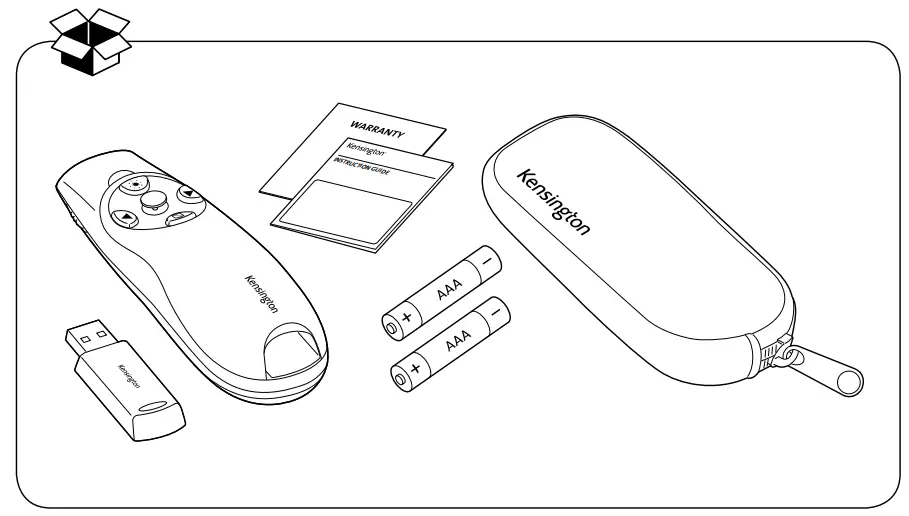 Kensington Presenter Expert Green Laser Presenter with Cursor Control fig 1