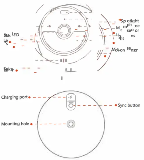 noono B200 Spotlight Cam Battery - Fig 2