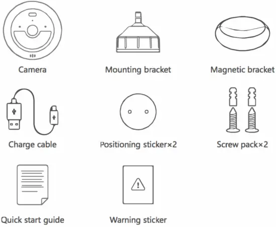 noono B200 Spotlight Cam Battery - Fig