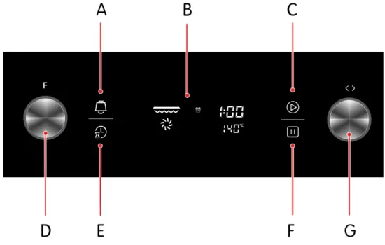 ELVITA CUI4703S Cool Oven Door Integrated Oven - 13