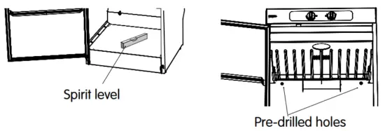ELVITA CTS1195V Drying Cabinet - PLACEMENT
