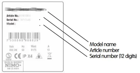 ELVITA CTS1195V Drying Cabinet - REPLACING PARTS