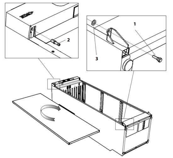 ELVITA CTS1195V Drying Cabinet - REVERSING